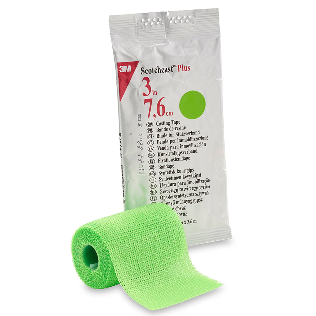 3Mâ„¢ Scotchcastâ„¢ Plus Bright Green Cast Tape, 3 Inch x 12 Foot