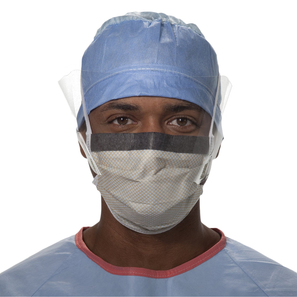 FluidShieldÂ® Surgical Mask with Eye Shield