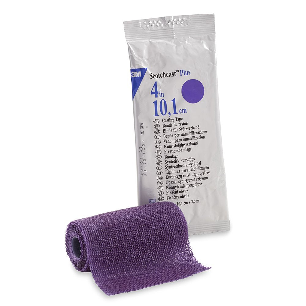 3Mâ„¢ Scotchcastâ„¢ Plus Purple Cast Tape, 4 Inch x 12 Foot