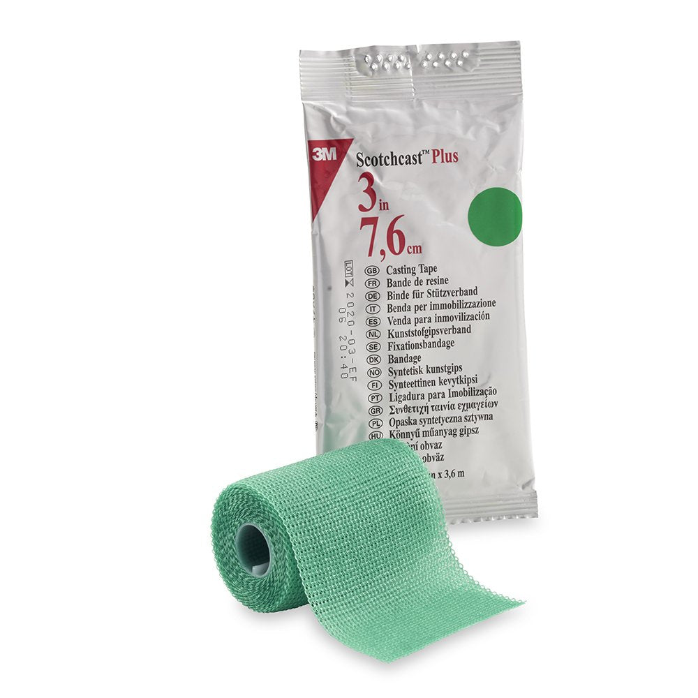 3Mâ„¢ Scotchcastâ„¢ Plus Green Cast Tape, 3 Inch x 12 Foot