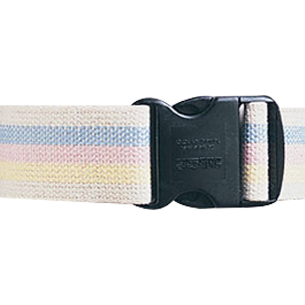 SkiL-CareÂª Heavy-Duty Gait Belt wit Delrin Buckle, Pastel Stripes, 60 Inch