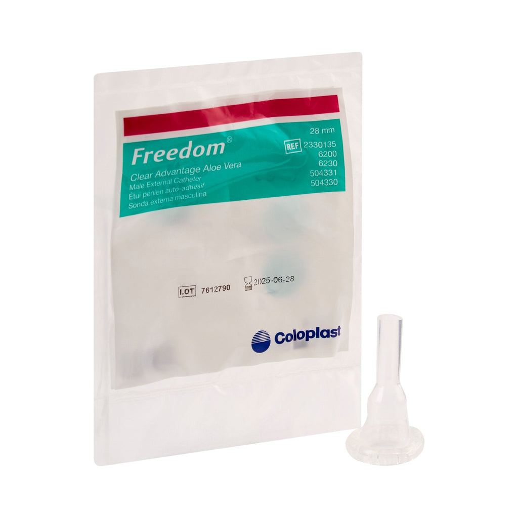 Coloplast Clear AdvantageÂ® Male External Catheter, Medium