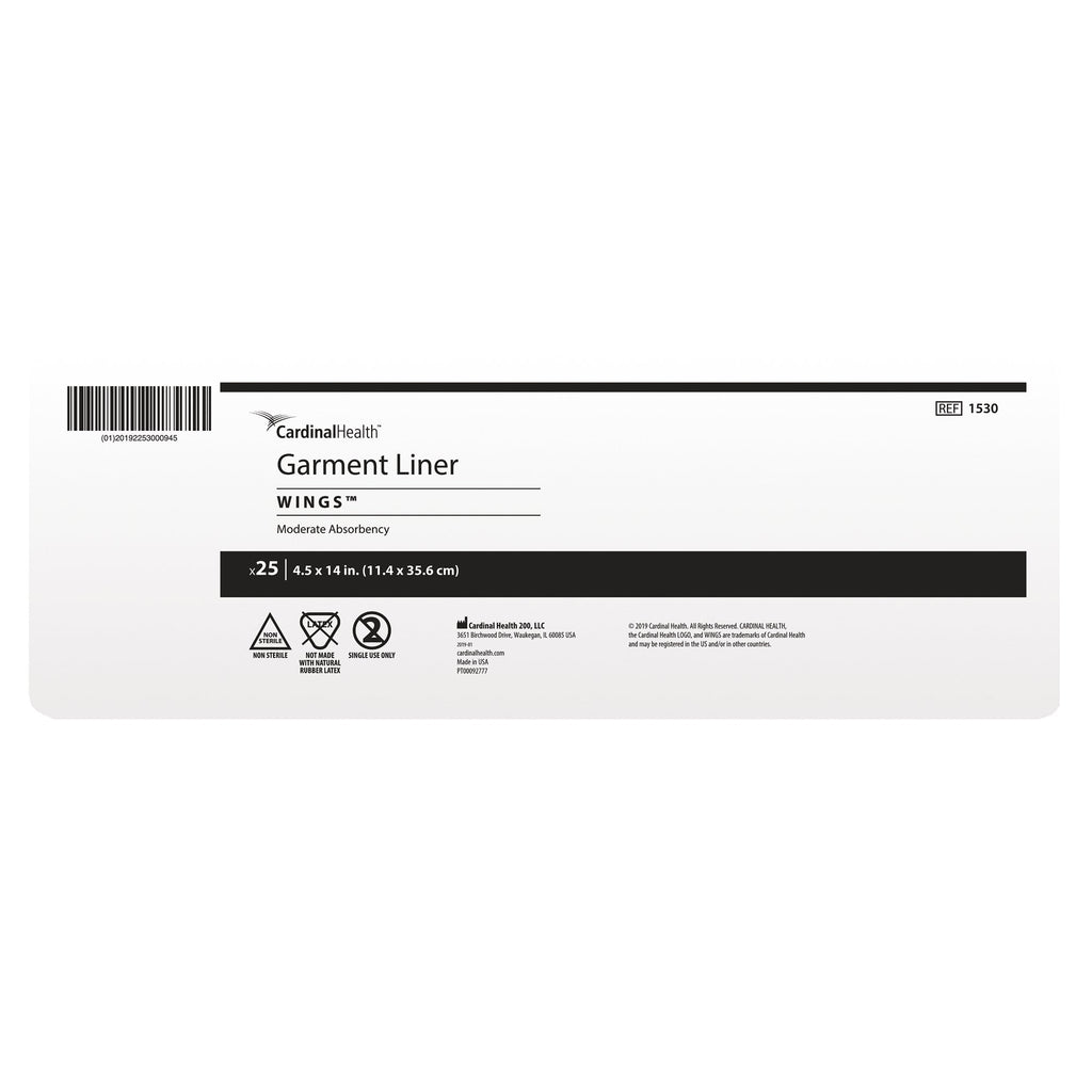Simplicityâ„¢ Light Incontinence Liner, 4Â½ x 14 Inch