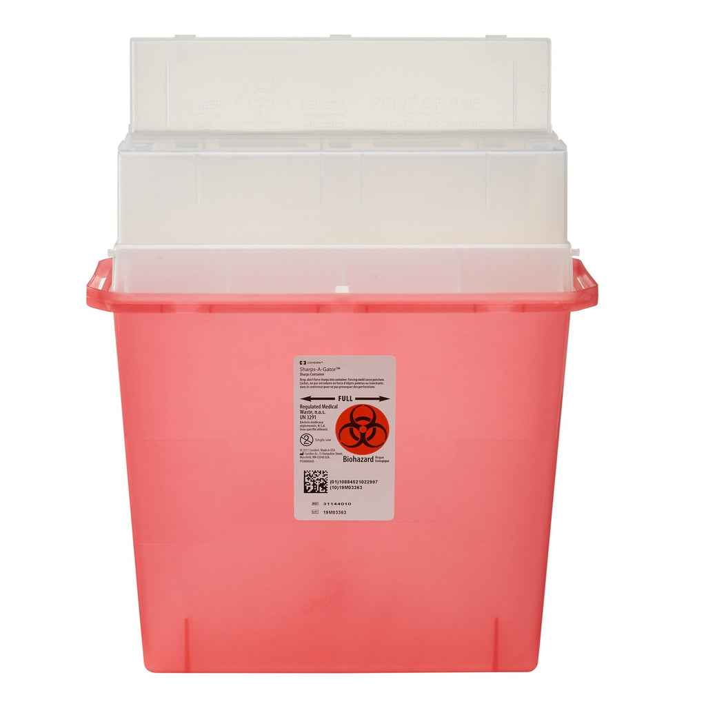 Sharps-A-Gatorâ„¢ Multi-purpose Sharps Container, 12Â¼ x 11 x 4Â¼ Inch