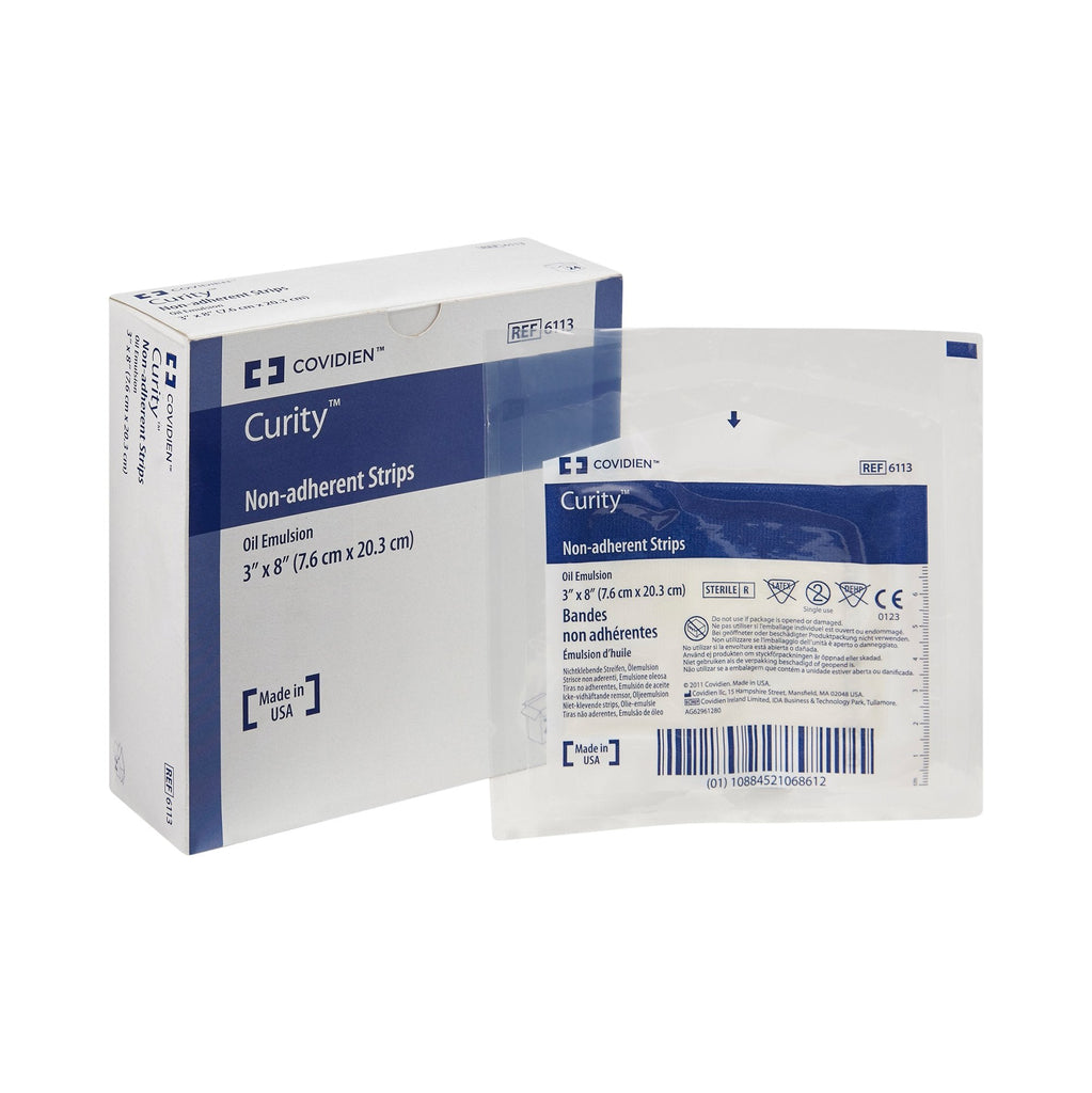 Curityâ„¢ Oil Emulsion Impregnated Dressing, 3 x 8 Inch