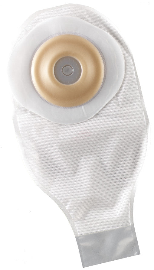 ActiveLifeÂ¨ One-Piece Drainable Transparent Colostomy Pouch, 12 Inch Length, 1-3/8 Inch Stoma