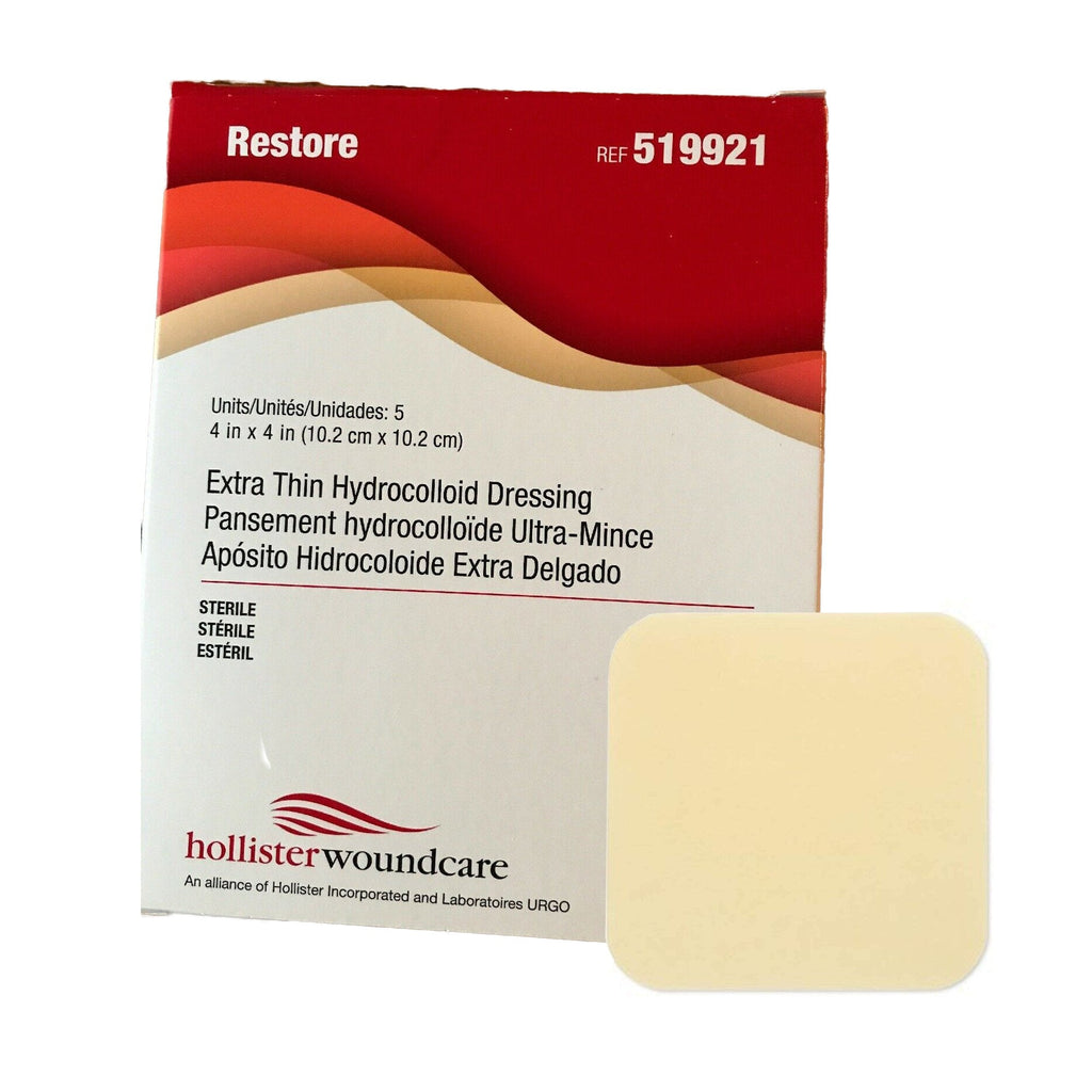Restoreâ„¢ Extra Thin Hydrocolloid Dressing, 4 x 4 Inch