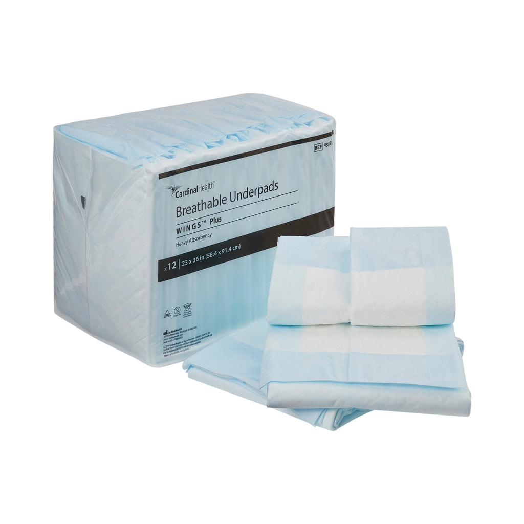 Wingsâ„¢ Breathable Plus Low Air Loss Underpad, 23 x 36 Inch
