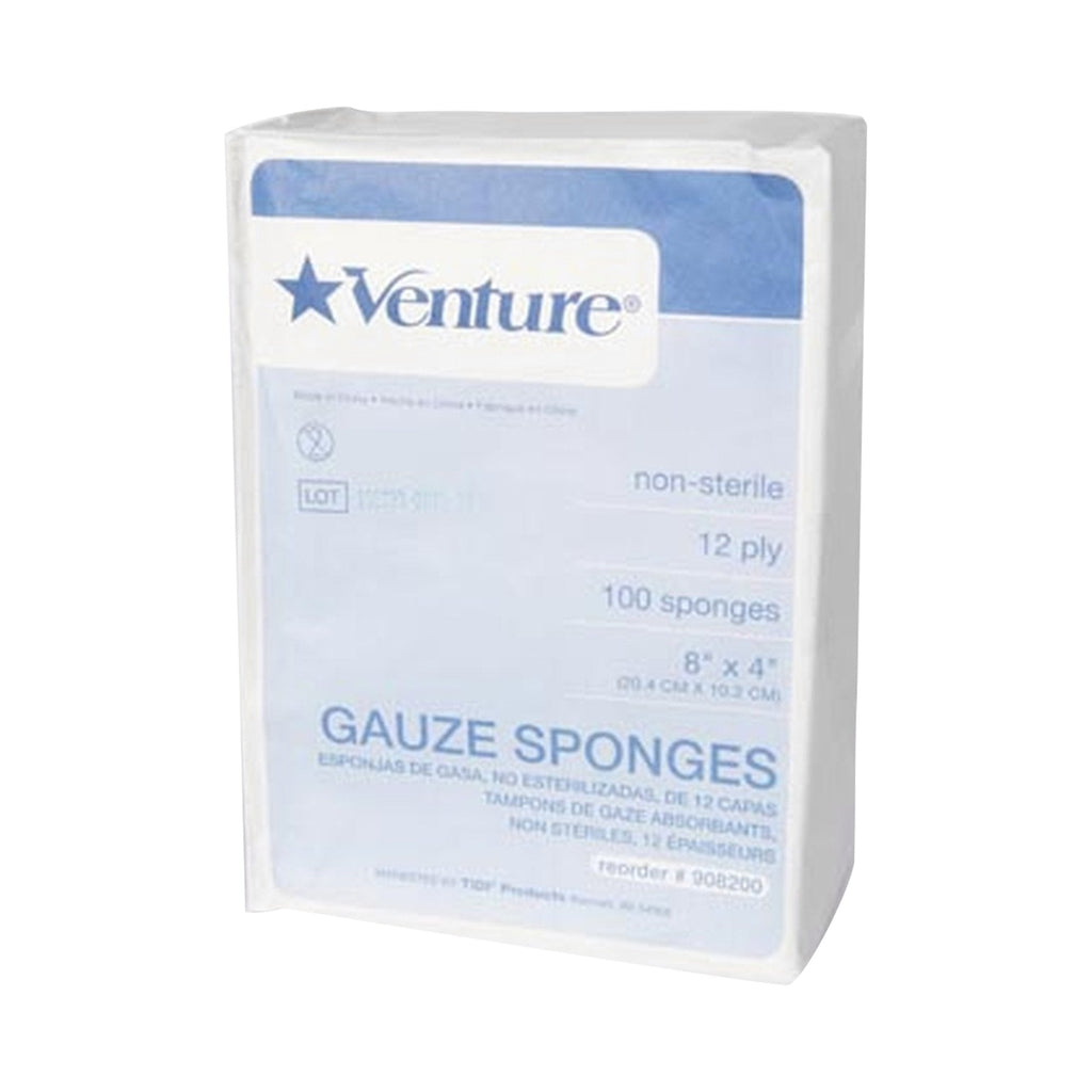 Ventureâ„¢ Nonsterile Gauze Sponge, 4 x 8 Inch
