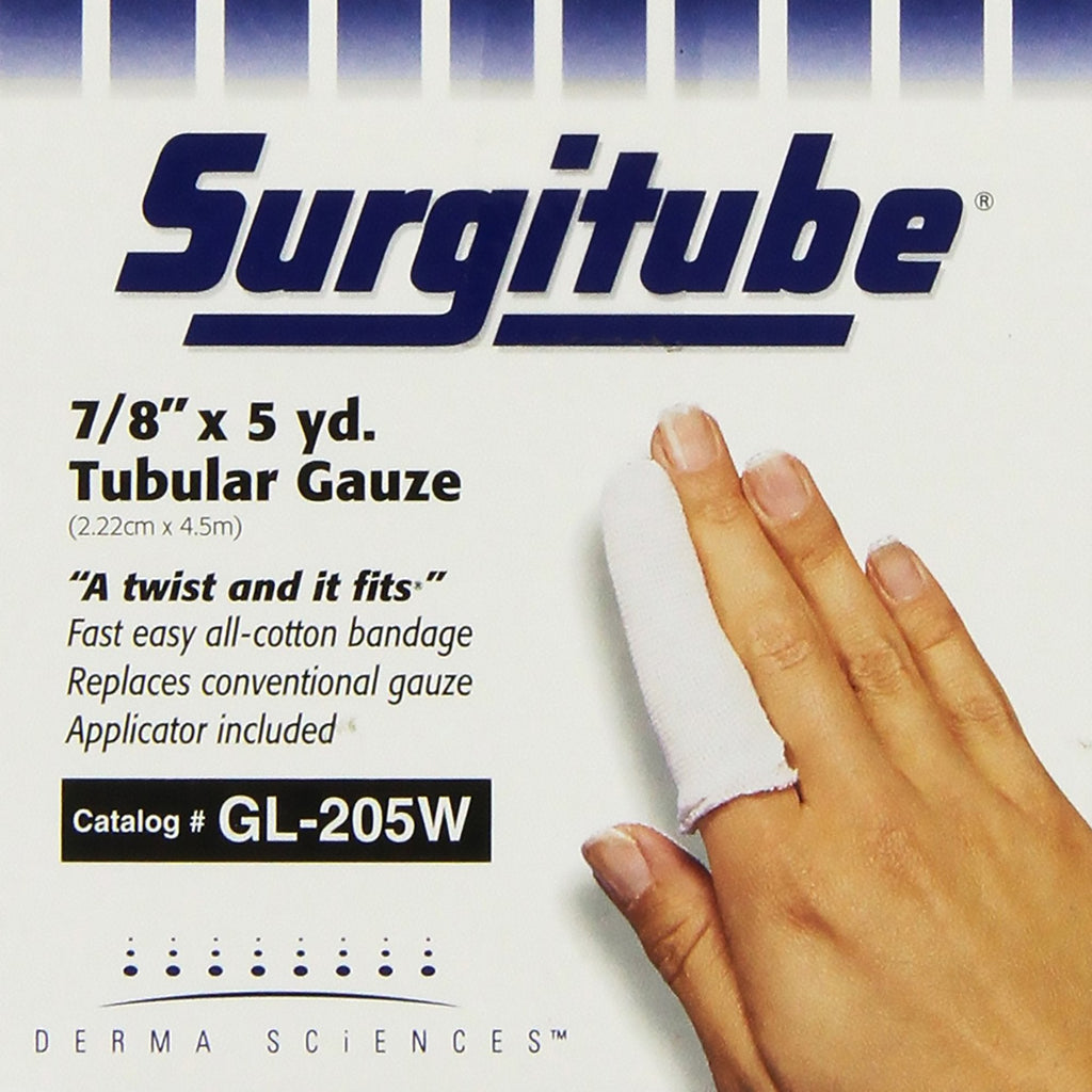 SurgitubeÂ® Tubular Retainer Dressing, 7/8 Inch x 5 Yard