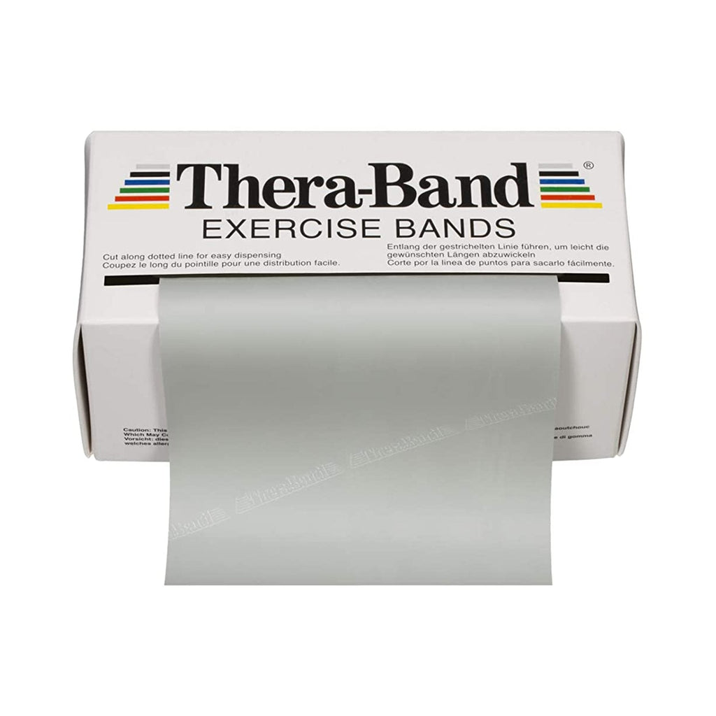 TheraBandÂ¨ Exercise Resistance Band, Silver, 6 Inch x 6 Yard, 2X-Heavy Resistance