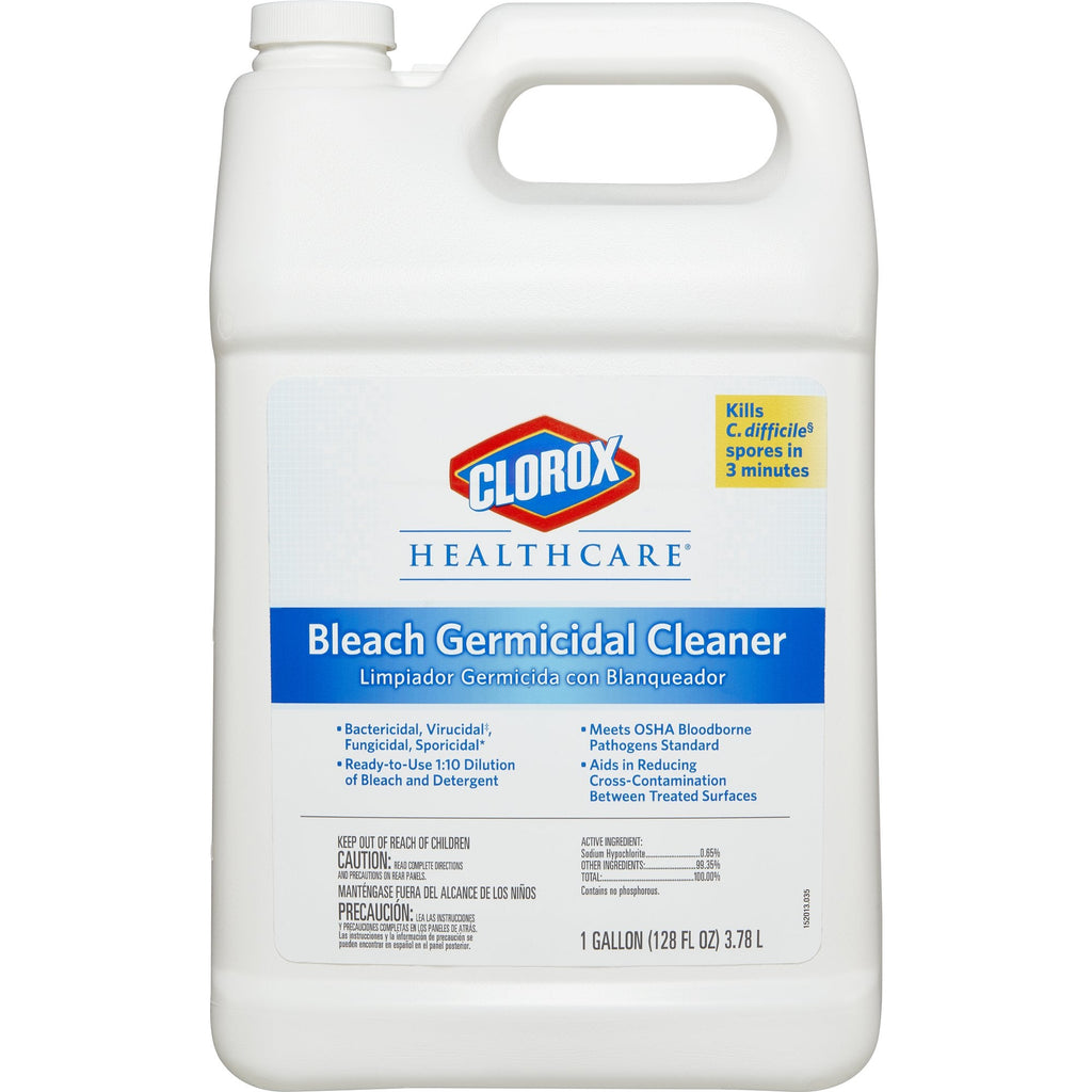 CloroxÂ® HealthcareÂ® Bleach Germicidal Cleaner, 1 gal Jug