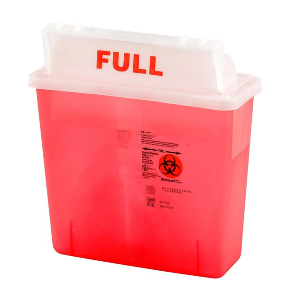 SharpStarâ„¢ In-Roomâ„¢ Multi-purpose Sharps Container, 16Â½ H x 13Â¾ W x 6 D Inch