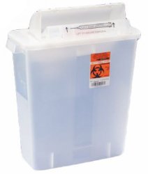 SharpStarâ„¢ In-Roomâ„¢ Multi-purpose Sharps Container, 16Â½ H x 13Â¾ W x 6 D Inch