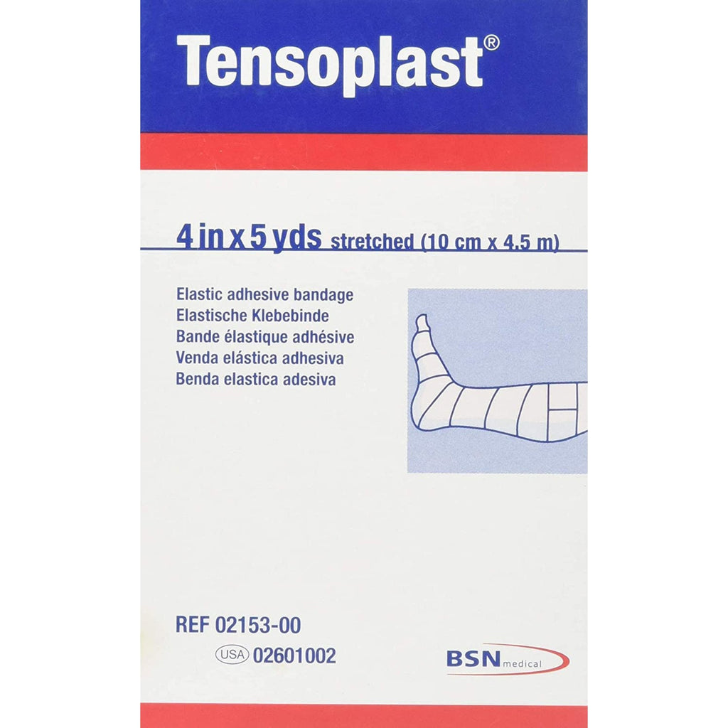 TensoplastÂ® Elastic Adhesive Bandage, 4 Inch x 5 Yard