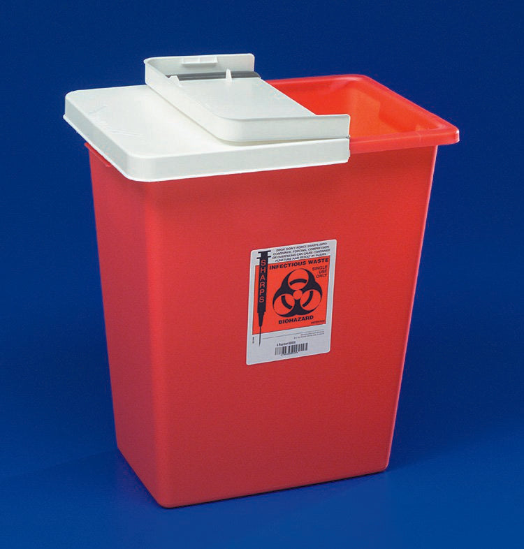 SharpSafetyâ„¢ Multi-purpose Sharps Container, 17Â¾ H x 11 W x 15Â½ D Inch