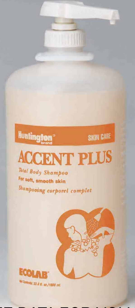 Accent PlusÂ® Pump Bottle Shampoo and Body Wash