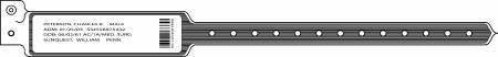 SentryÂ¨ DataMateÂ¨ System Patient Identification Band