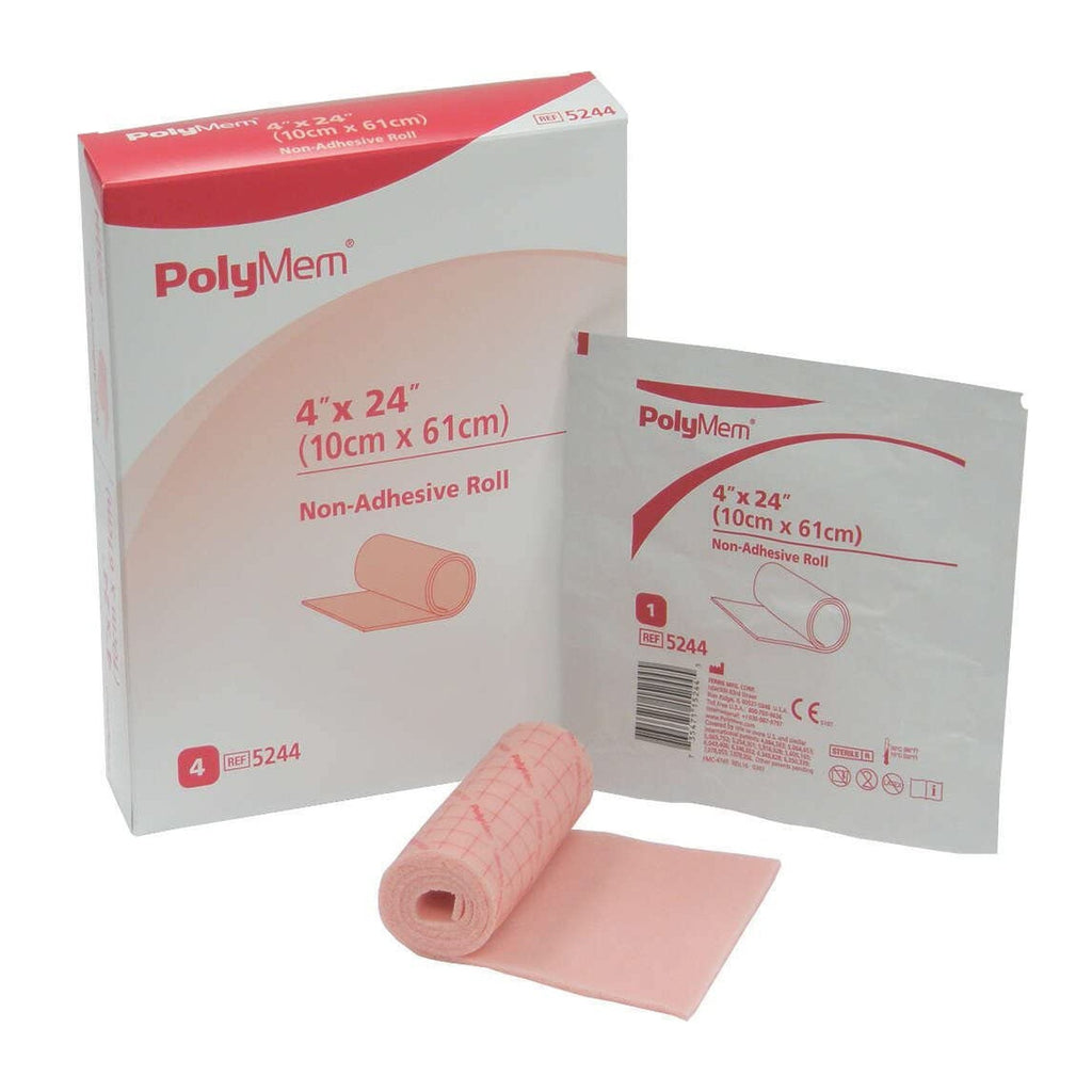 PolyMemÂ® Nonadhesive without Border Foam Dressing, 4 x 24 Inch