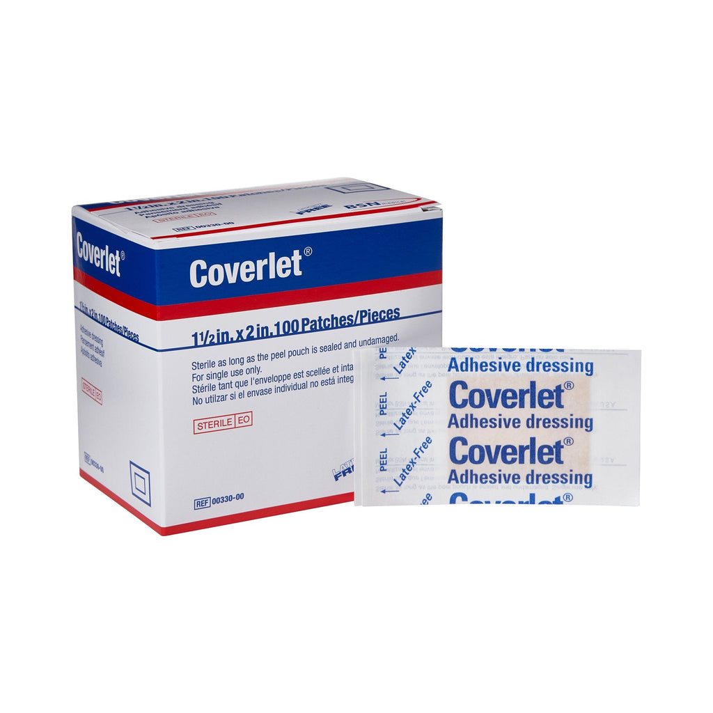 CoverletÂ® Adhesive Bandage, 1Â½ x 2 Inch