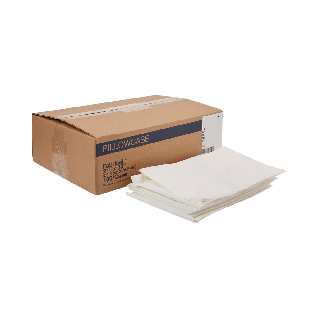McKesson White FabricelÂ¨ Pillowcase, 21 x 30 Inch