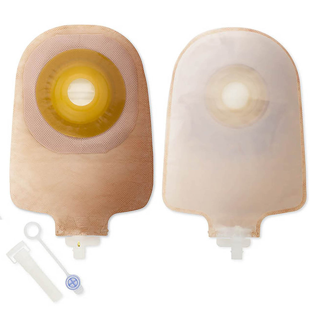 PremierÂª One-Piece Drainable Transparent Urostomy Pouch, 9 Inch Length, 1 Inch Stoma