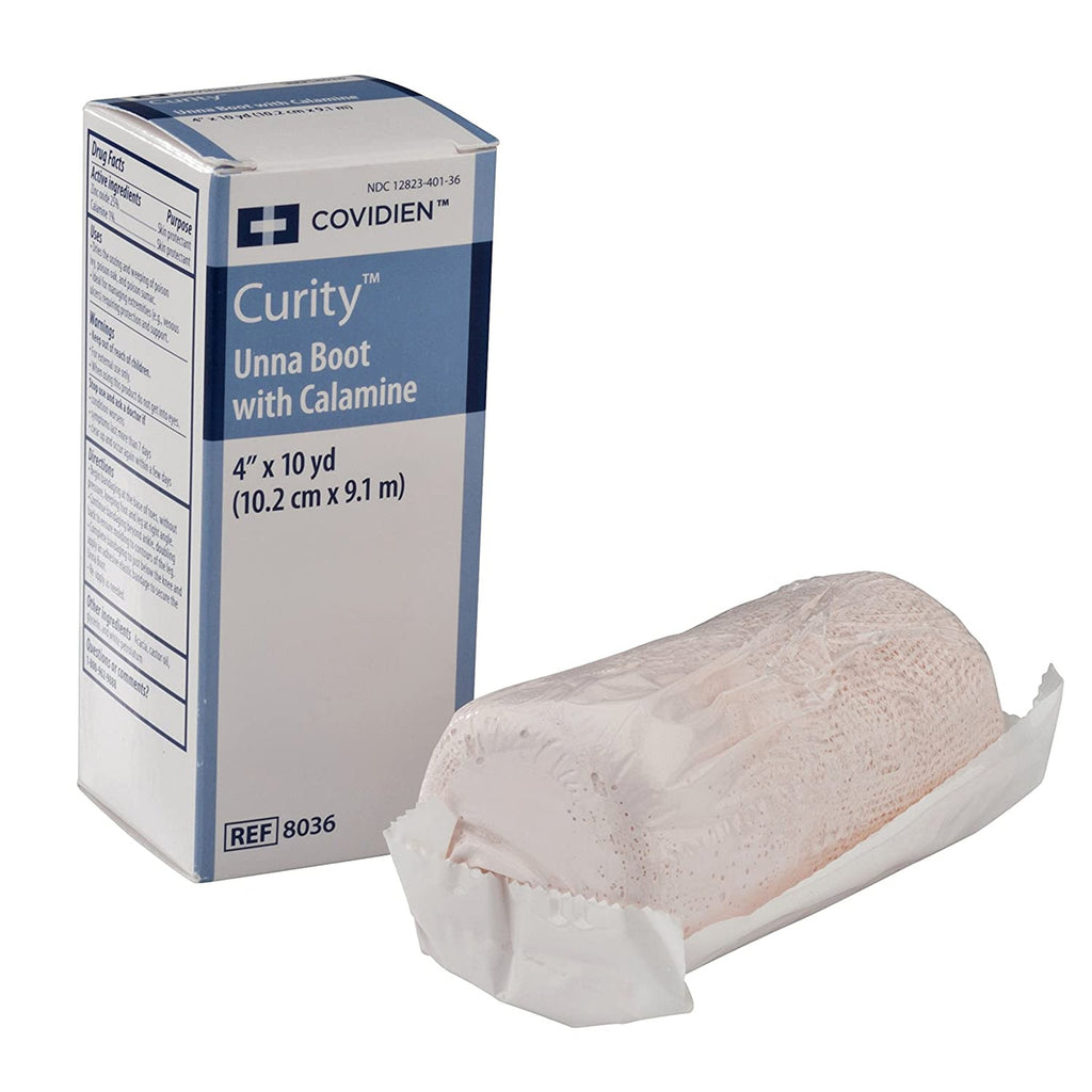 Curityâ„¢ Unna Boot with Calamine and Zinc Oxide, 4 Inch x 10 Yard
