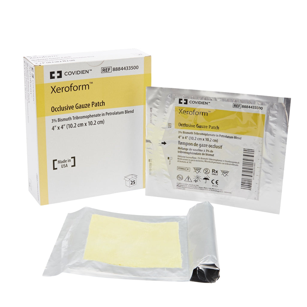 XeroformÂ® Petrolatum Impregnated Dressing, 4 x 4 inch