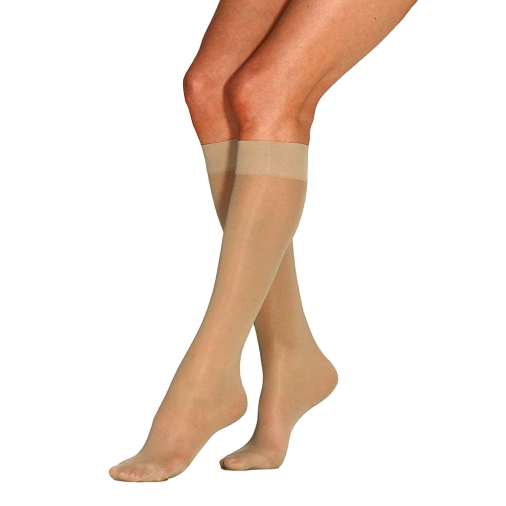 JobstÂ¨ UltraSheer Compression Knee-High Stockings, Medium, Sun Bronze