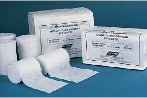 BicroÂª White Synthetic Undercast Cast Padding, 4 Inch x 4 Yard