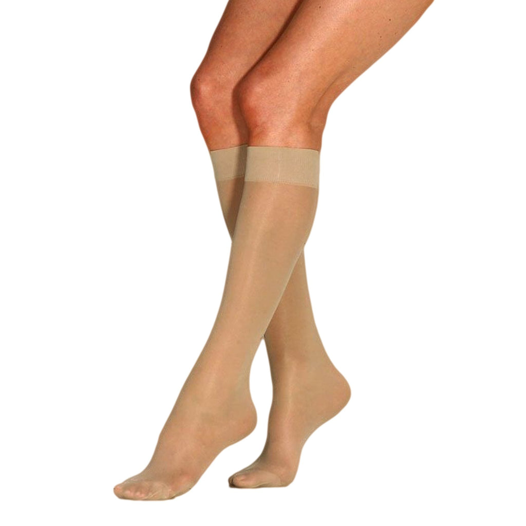 JobstÂ¨ UltraSheer Compression Knee-High Stockings, Large, Sun Bronze