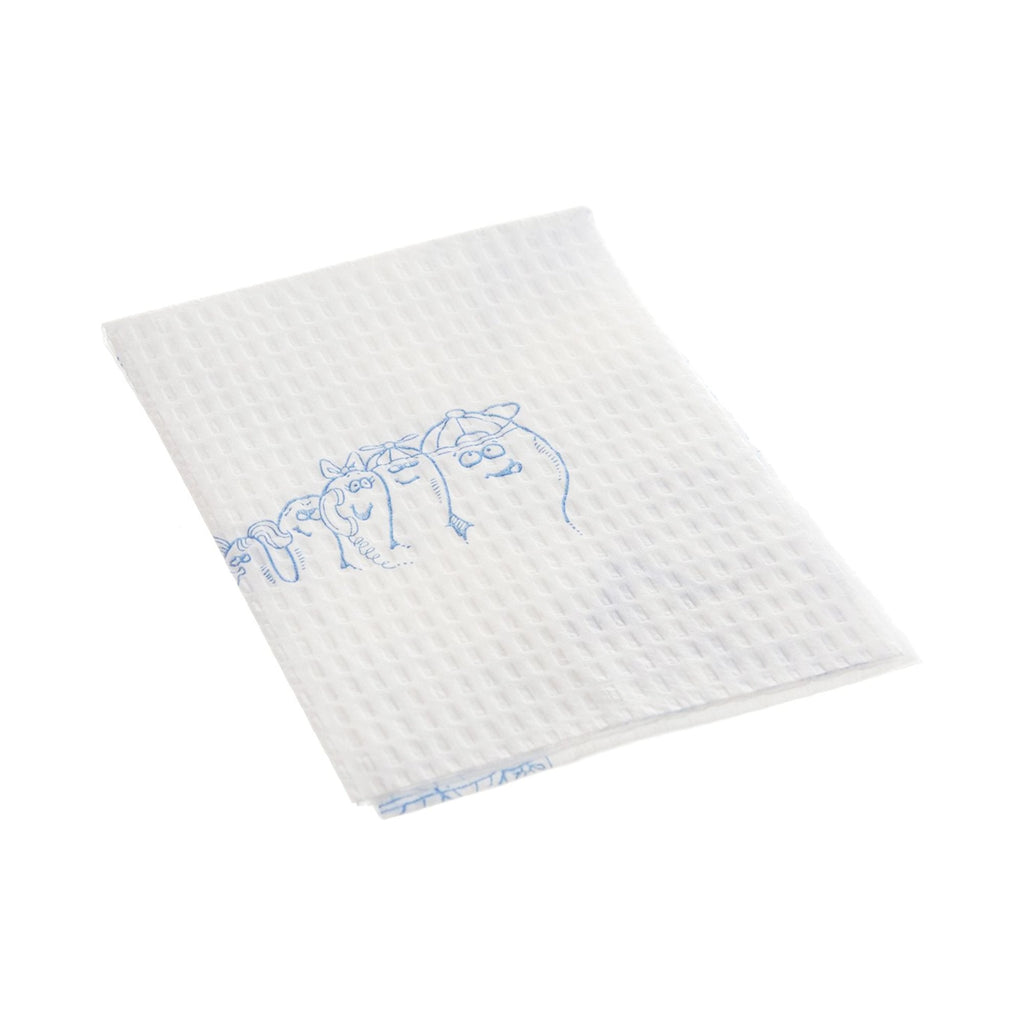 TidiÂ¨ Toes Blue and White Nonsterile Procedure Towel, 500 per Case