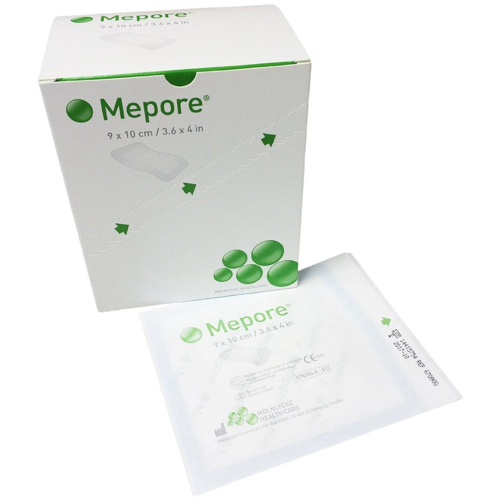 MeporeÂ® Adhesive Dressing, 3-3/5 x 4 Inch