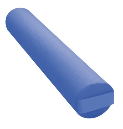 Fabrication Enterprises Roll Pillow, Foam, 3.5 in. Dia. x 19 in. L, Blue