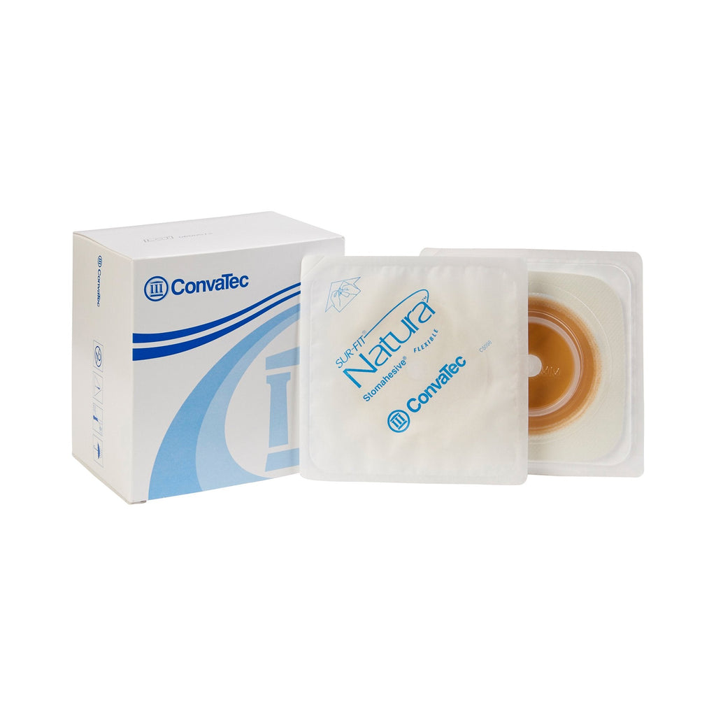 Sur-Fit NaturaÂ® Colostomy Barrier With Up to 1-1Â¼ Inch Stoma Opening, White