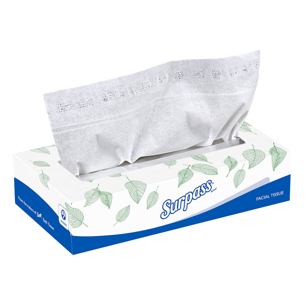 SurpassÂ® Facial Tissue, 100 per Box