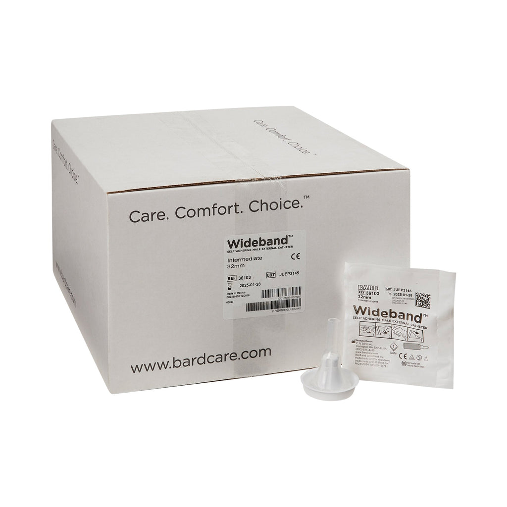 Bard Wide BandÂ® Male External Catheter, Intermediate