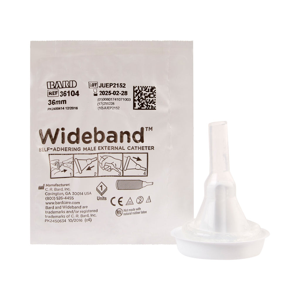 Bard Wide BandÂ® Male External Catheter, Large