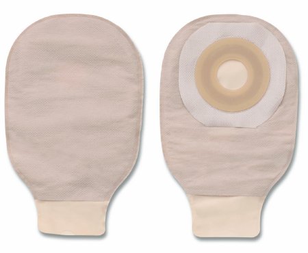 PremierÂª FlextendÂª One-Piece Drainable Beige Colostomy Pouch, 9 Inch Length, 1_ Inch Stoma