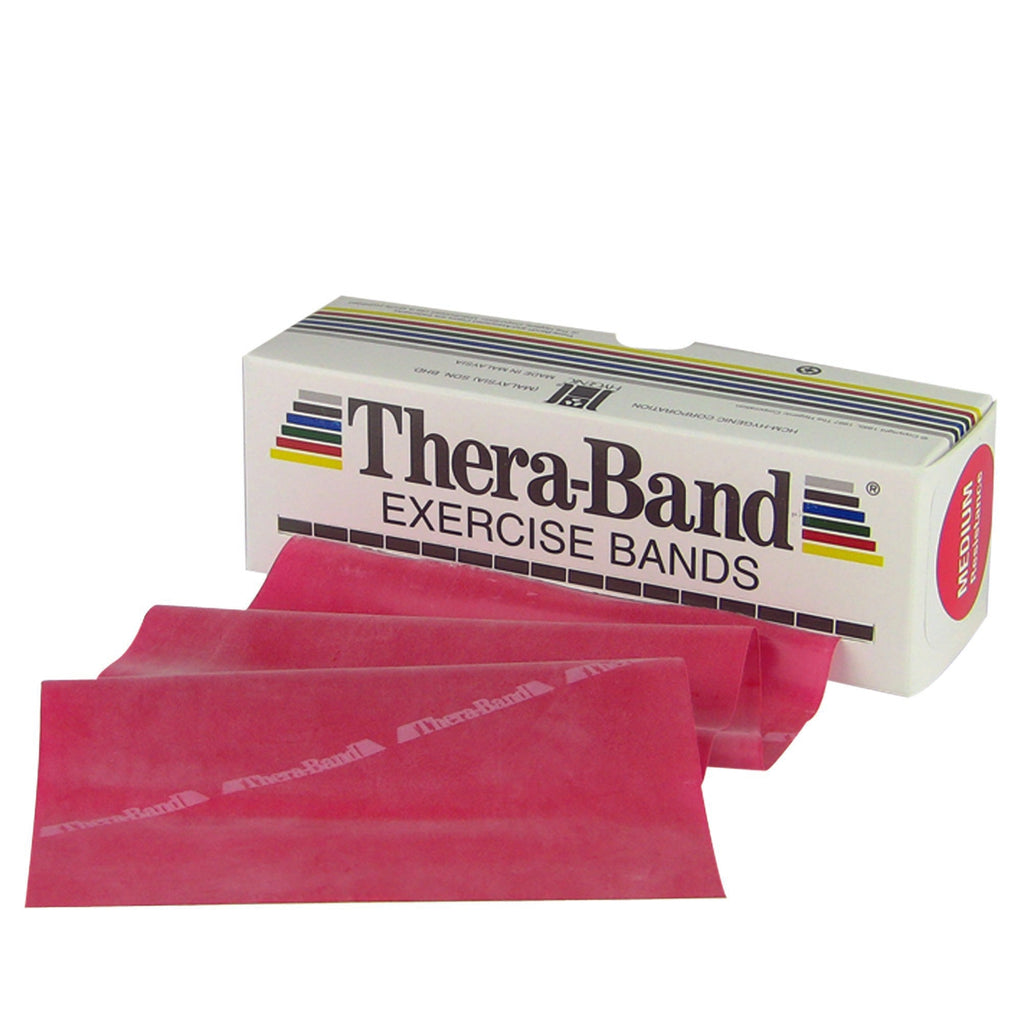 TheraBandÂ¨ Exercise Resistance Band, Red, 5 Inch x 6 Yard, Light Resistance