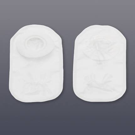 PouchkinsÂª One-Piece Closed End Transparent Colostomy Pouch, 6 Inch Length, Up to 5/8 Inch Stoma