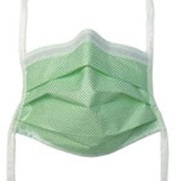 Fog ShieldÂ® Surgical Mask, Green