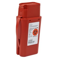 SharpSafetyâ„¢ Sharps Transport Container, 8Â¾ x 2Â½ x 4Â½ Inch