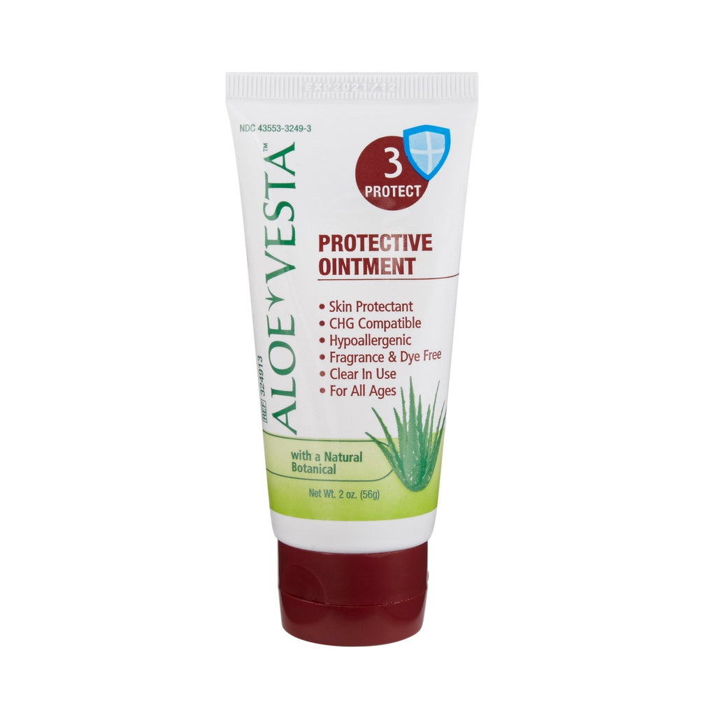 Aloe Vesta Protective Ointment, Unscented CHG compatible, Hypoallergenic, Moisturizing