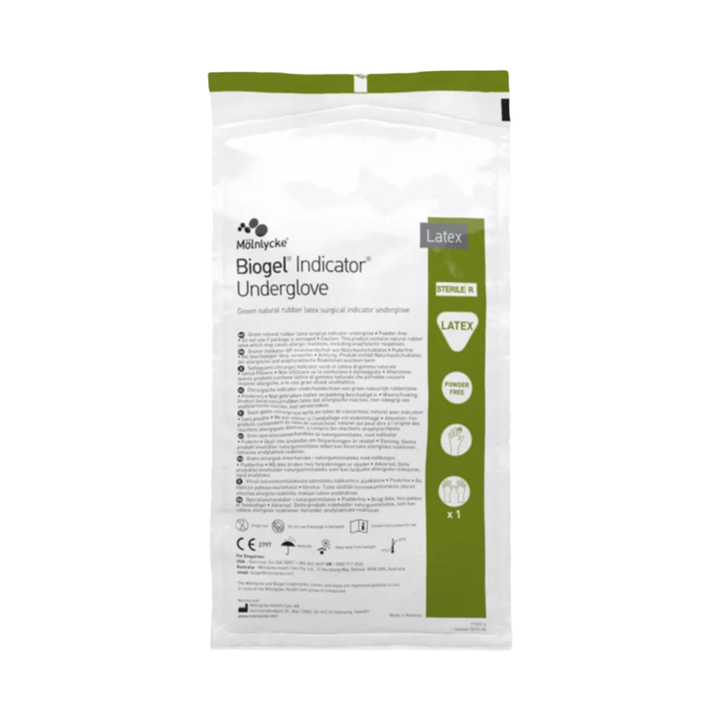 BiogelÂ® Indicatorâ„¢ Underglove, Size 8Â½, Green