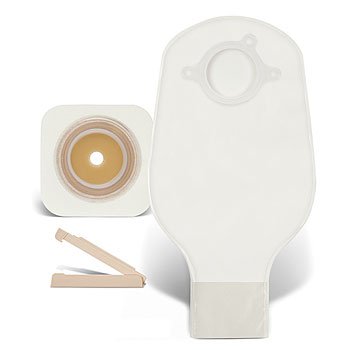 Sur-Fit NaturaÂ¨ Closed End Transparent Urostomy Pouch Kit, , 2_ Inch Flange