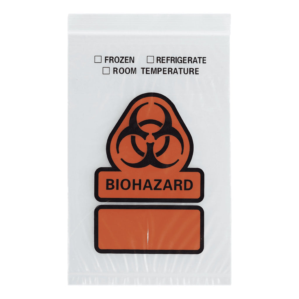Specimen Transport Bag with Document Pouch and Absorbent Pad