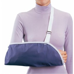 ProCareÂ® Unisex Blue Cotton / Polyester Arm Sling, Medium