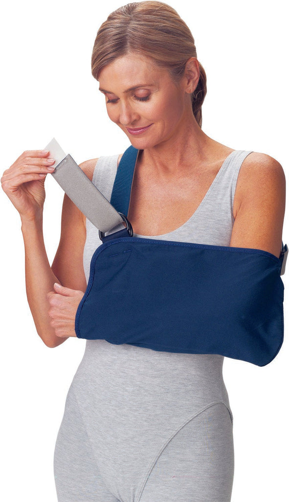 ProCareÂ¨ Unisex Navy Blue Cotton / Polyester Arm Sling, Extra Large