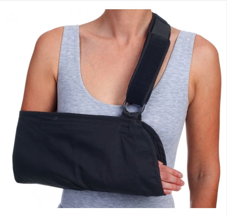 ProCareÂ¨ Unisex Blue Cotton / Polyester Arm Sling, One Size Fits Most